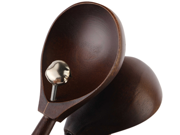 MS-T2-LZ-05 Ложки в станке с бубенцами, тонировка, Мастерская Сереброва