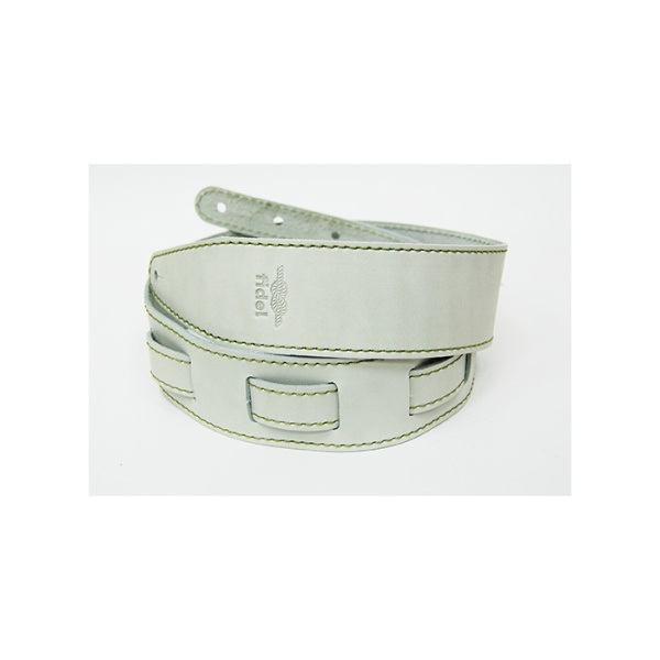 FL66024L11 Leather 11 Ремень для гитары, кожаный, винтажно-белый, Fidel