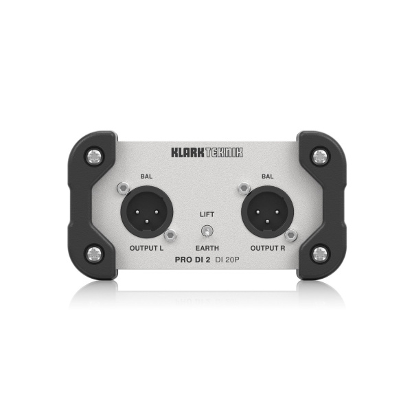 DI 20P Директ бокс (ди-бокс) пассивный, двухканальный. KLARK TEKNIK