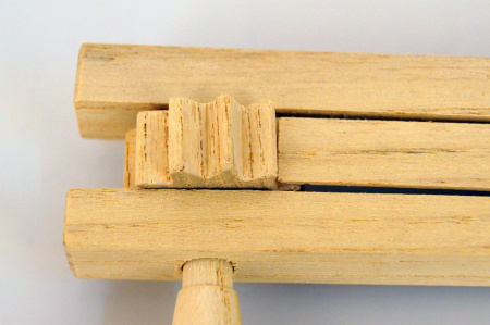 FLT-G20-1 Трещотка-вертушка деревянная неокрашенная Fleet