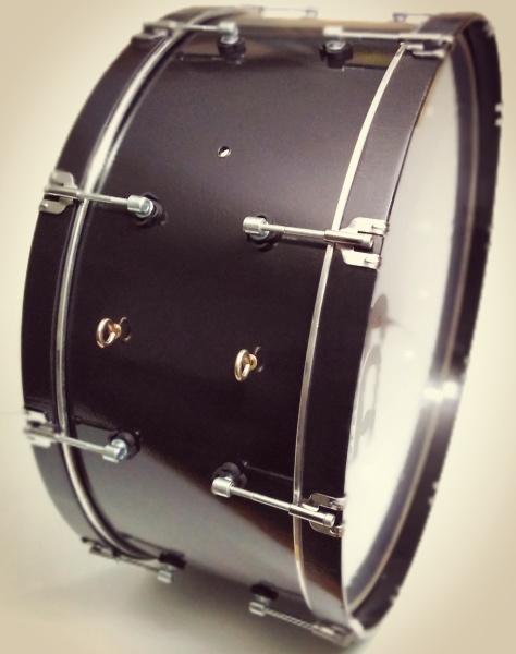 MBB-2810BL Барабан маршевый 28 х 10", басовый, черный, Мастерская Бехтеревых