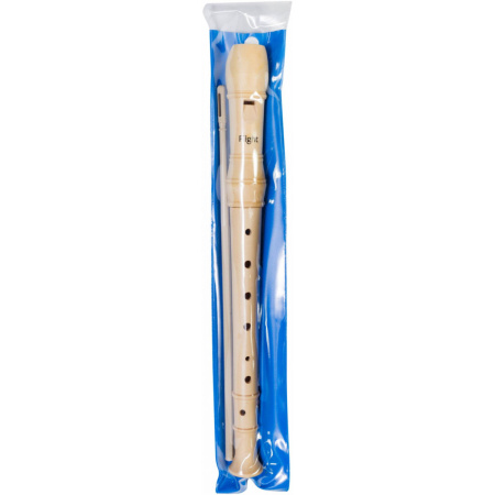 FFWG-1WH Блокфлейта сопрано немецкая система, дерево, цвет белый, FLIGHT