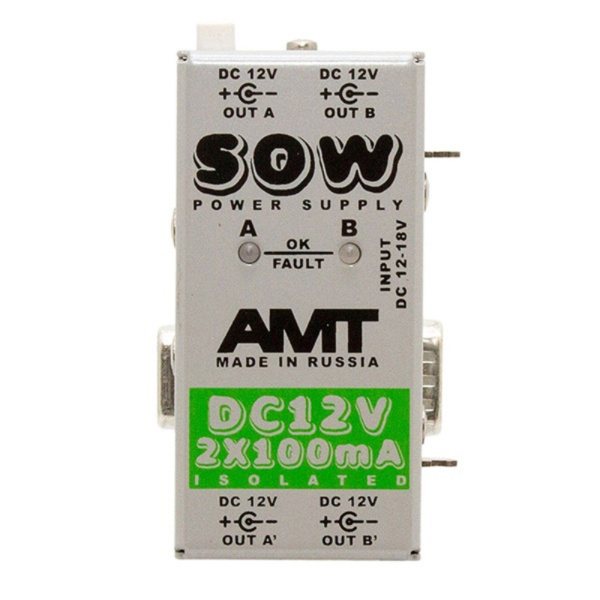 PSDC12-2 SOW PS-2 Модуль питания DC-12V 2x100mA, АМТ Electronics