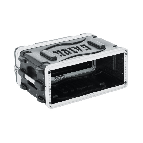 GR-4S рэковый кейс, 4U, стальные рельсы, пластик, укороченный. GATOR