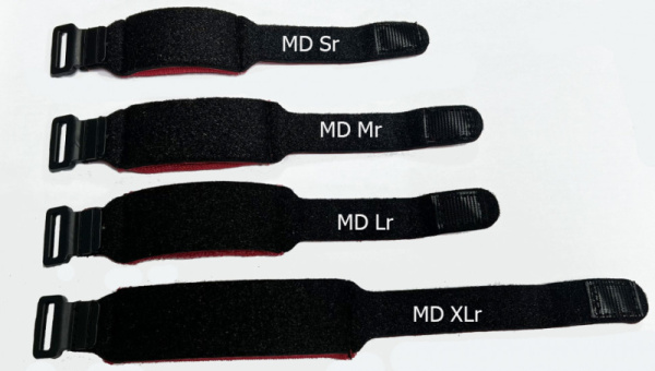 MD-L-R Демпфер гитарный, большой, черный/красный, Мозеръ