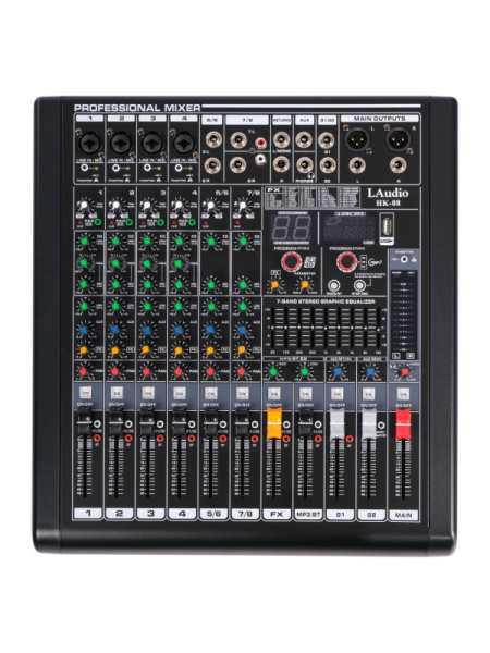 HK-08 Микшерный пульт, 8 каналов, серия PRO, LAudio