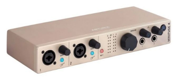 MiniFuse 4 Champagne Внешняя звуковая карта,  ARTURIA