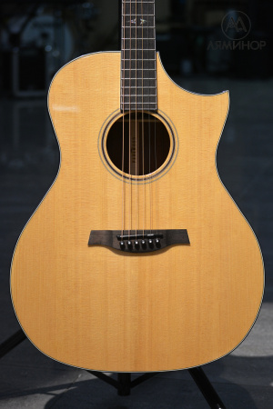 GA48-WBAG-NAT Электро-акустическая гитара, цвет натуральный, с чехлом, Parkwood