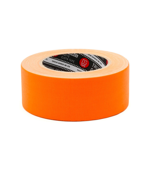 TRUEGAFF50/25FL-O Клейкая лента 120mesh @trueGAFF (професс. тейп) 50мм/25м, оранжевый. DG Solutions
