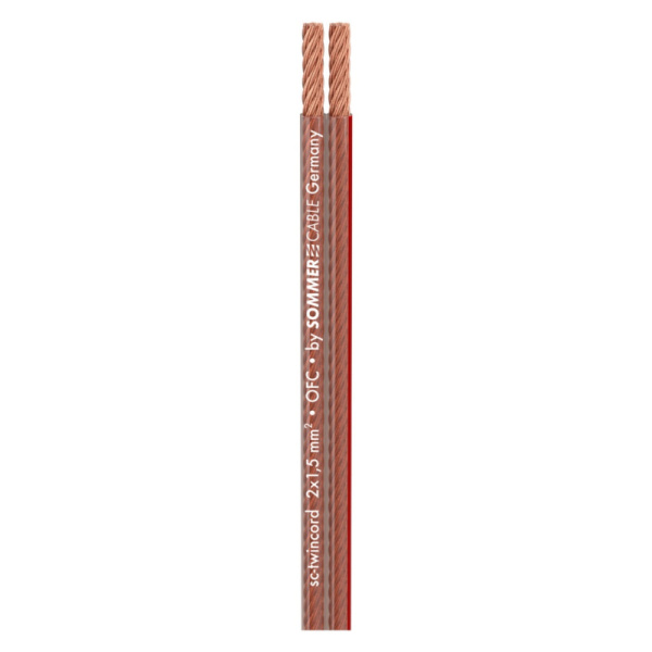400-0150 SC-Twincord Кабель акустический плоский, 1м, Sommer Cable