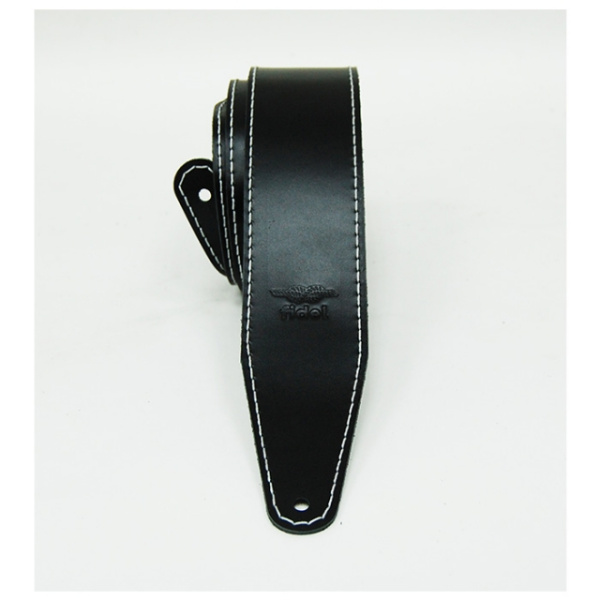 FL111045LP Premier Ремень для гитары, кожаный, черный, Fidel