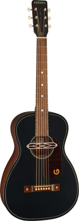 Jim Dandy Deltoluxe Parlor Black Top Электроакустическая гитара. Gretsch